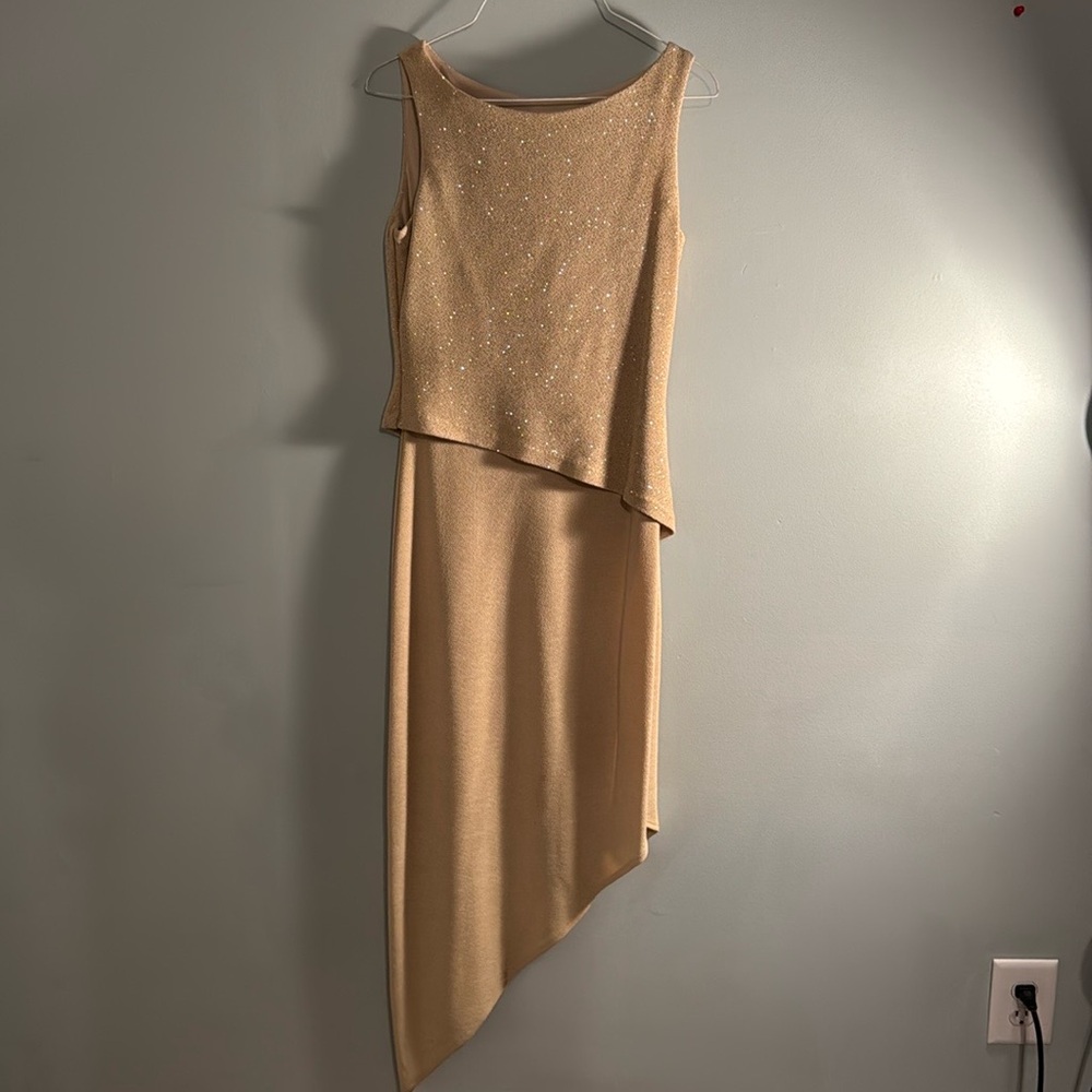 Arianna by Rachel Kaye Sleeveless Sparkle Formal Dress
